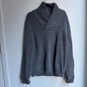Men's L.L. Bean Gray High Neck Sweater